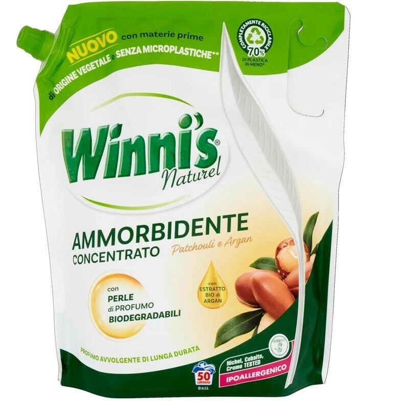 WINNI'S RICARICA AMMORBIDENTE CONCENTRATO PATCHOULI E ARGAN DA 1250 ML