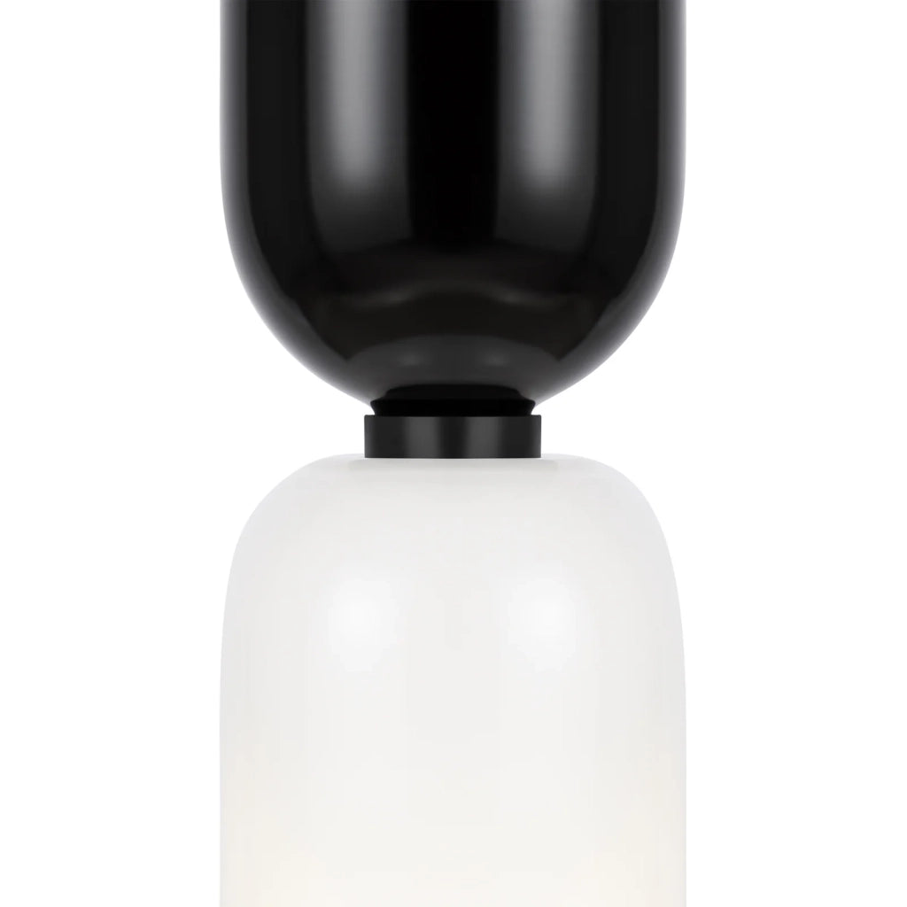 Maytoni Lampadario Sospensione Moderna Memory 1 Luce E14 Nero Metallo Vetro
