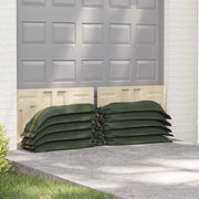 Sacchi di sabbia 25 pcs Verde 120 x 27 cm HDPE 42024172