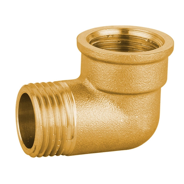 GOMITO MF IN OTTONE GIALLO PESANTE IBP- 3/8- IBP- pezzi 1