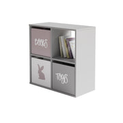 Libreria a Cubi Loni 2x2 Bianca