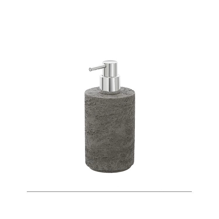 Dispenser sapone grigio linea Arizona in poliresina design moderno Feridras