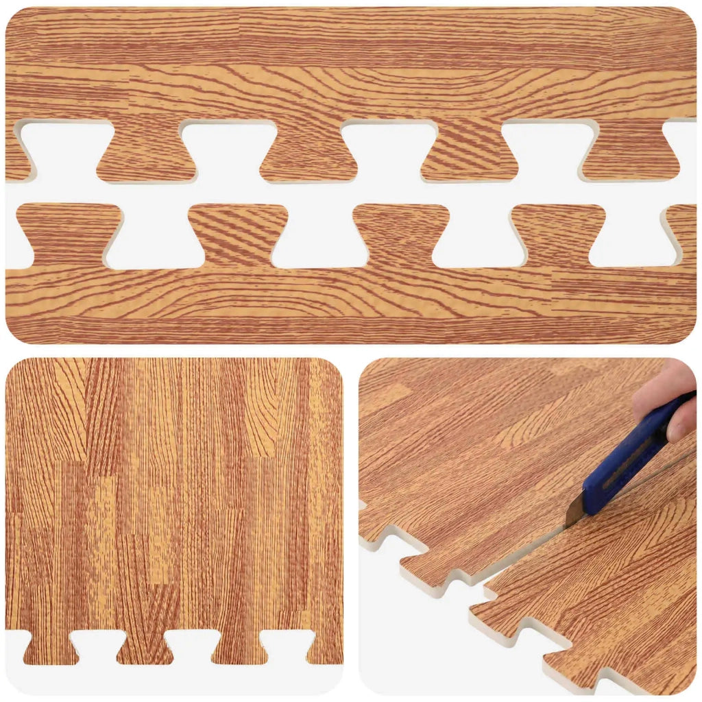 Tappeti 12 pcs legno 4,32 m² Schiuma EVA 42040751