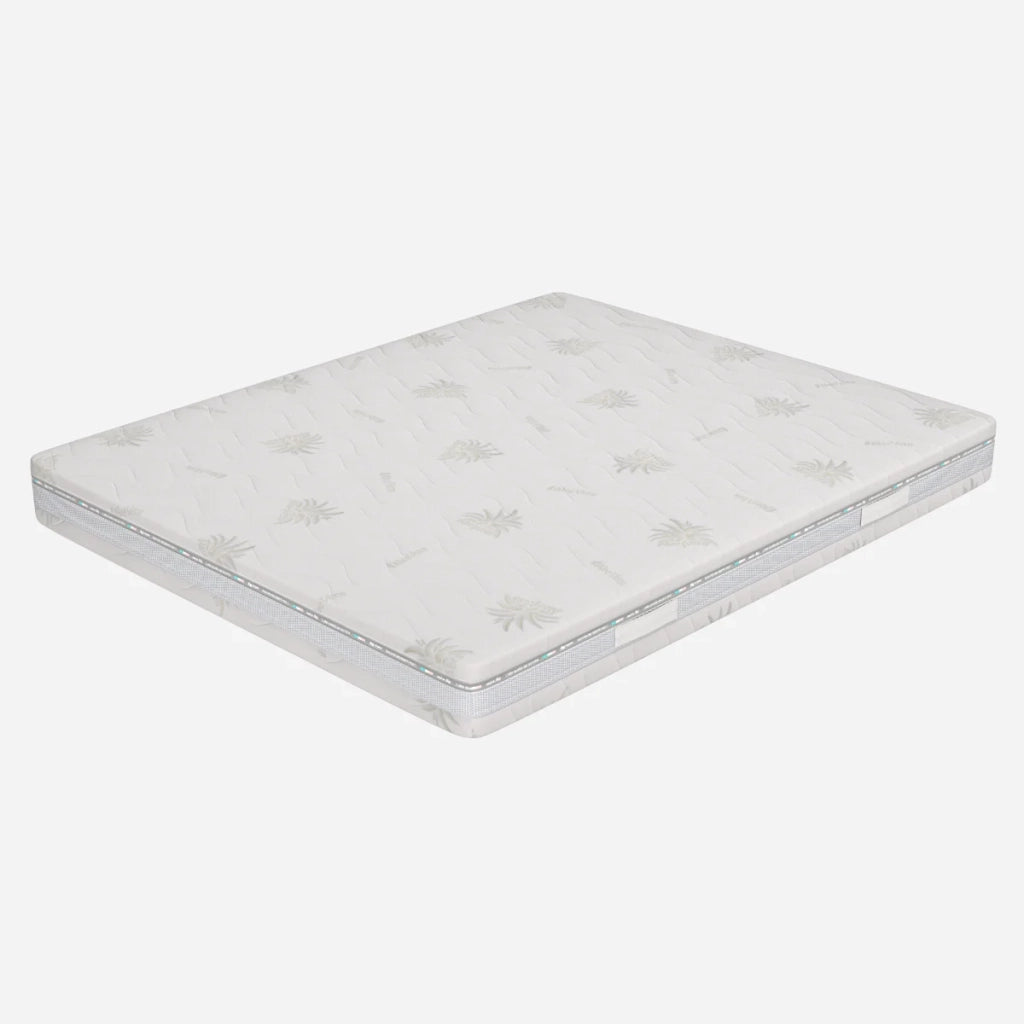 Materasso Memory Singolo 80x200, Alto 25 cm - Sfoderabile, Rivestimento Aloe Vera, Traspirante | Evolution