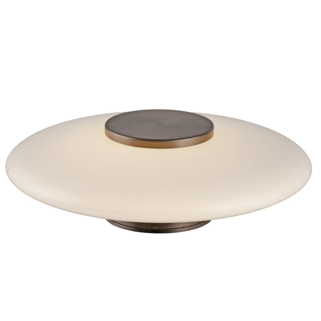 Plafoniera/Parete PURE VITRUM bronzo vetro Ø22 LED 11W