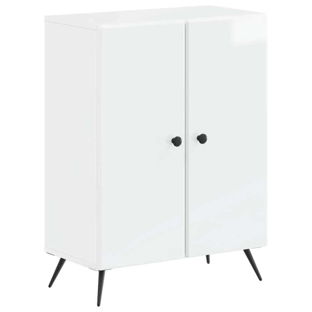Set di Armadi da Bagno da 2 Pezzi BREDA Bianco Lucido 3417643