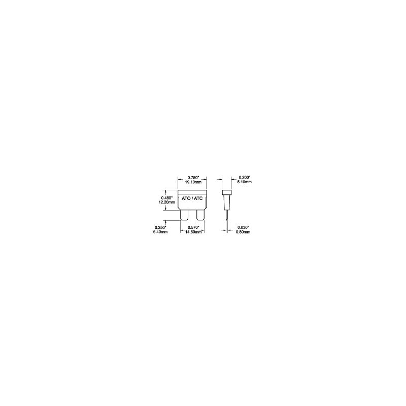 FUSIBILE ATO/ATC 30A CONF. 25 PZ