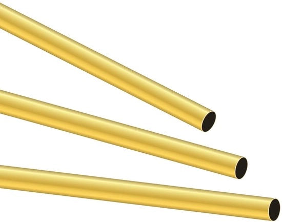 Tubazioni in rame a sezione circolare - 3 pezzi - 7 mm - materiale premium