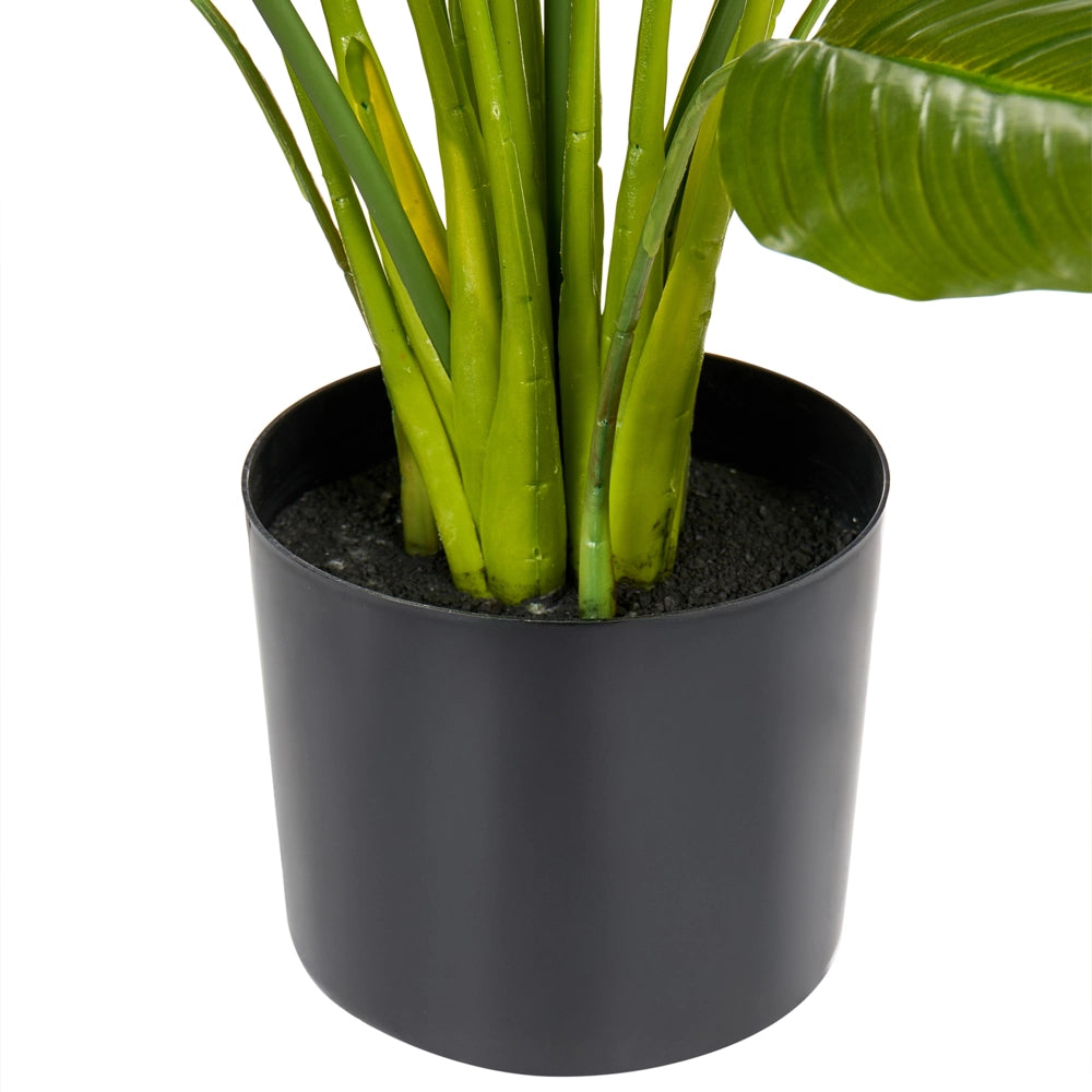 Pianta artificiale di Spathiphyllum in vaso Materiale sintetico Accessorio decorativo da interno