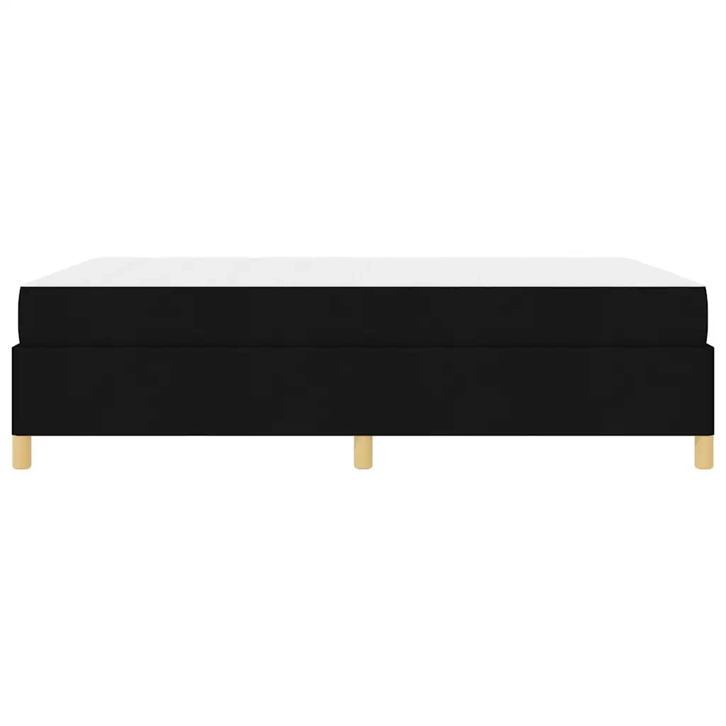 Struttura del letto con materasso Nero 140 x 200 cm Tessuto 3398943