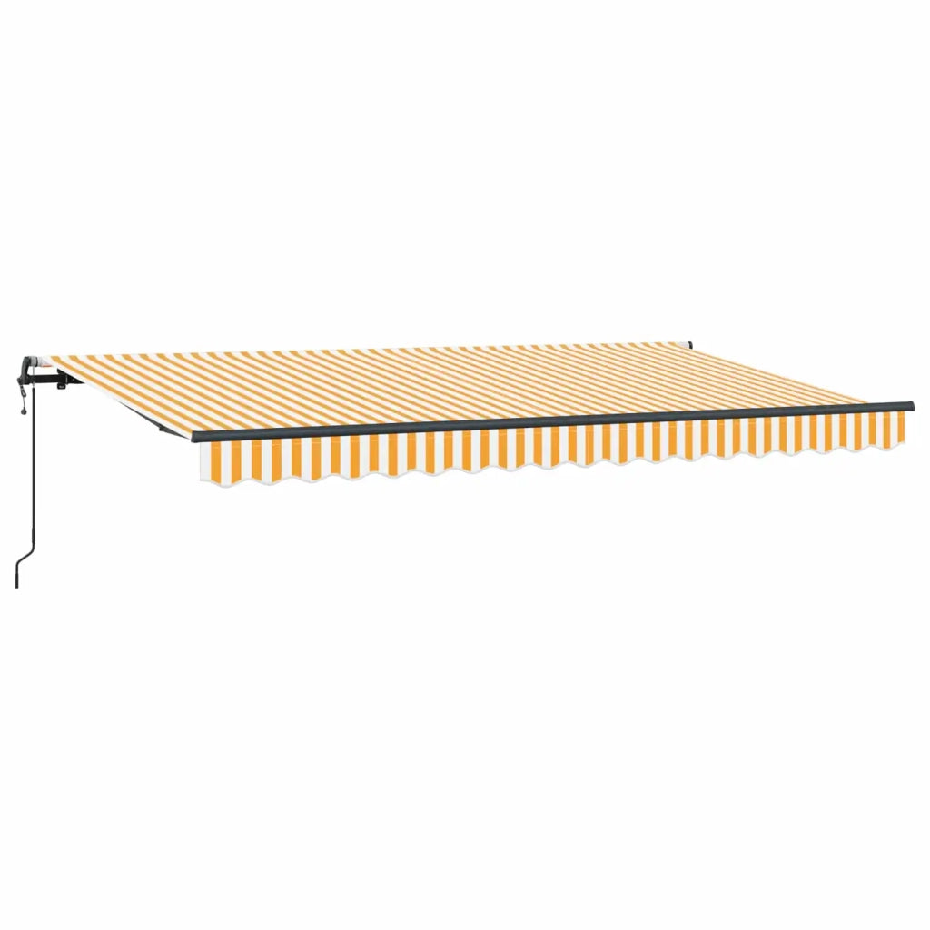 Tenda da Sole | Tenda Retrattile Giallo 400 x 200 cm Tessuto
