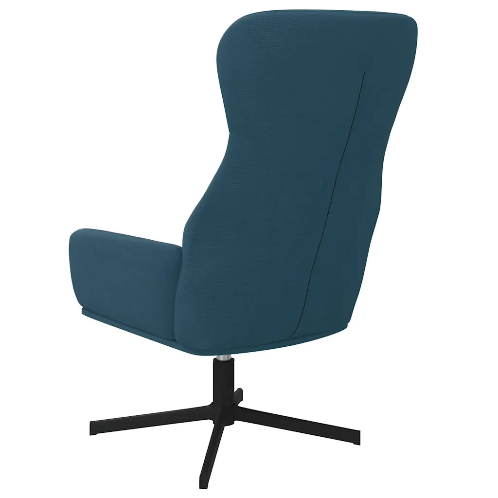 Poltrona Relax Blu in Velluto 341118
