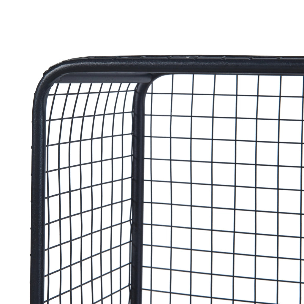 Scaffale da Terra Volda 90 x 50 x 19 cm Nero [en.casa]