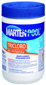 TRICLORO IN PASTIGLIE 20 GR.  kg. 1 12.00 pz