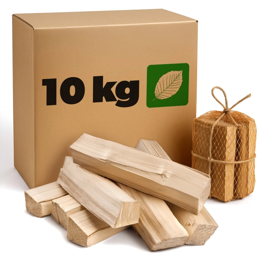 Legna da ardere KADAX per barbecue, falò e stufa, 10 kg di faggio essiccato.