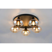 Divina Plafoniera a 5 Diffusori in Vetro GD Trio