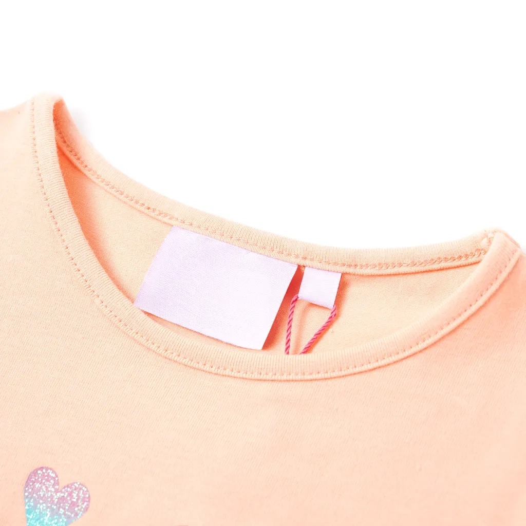 Maglietta da Bambino Arancione Chiaro 116