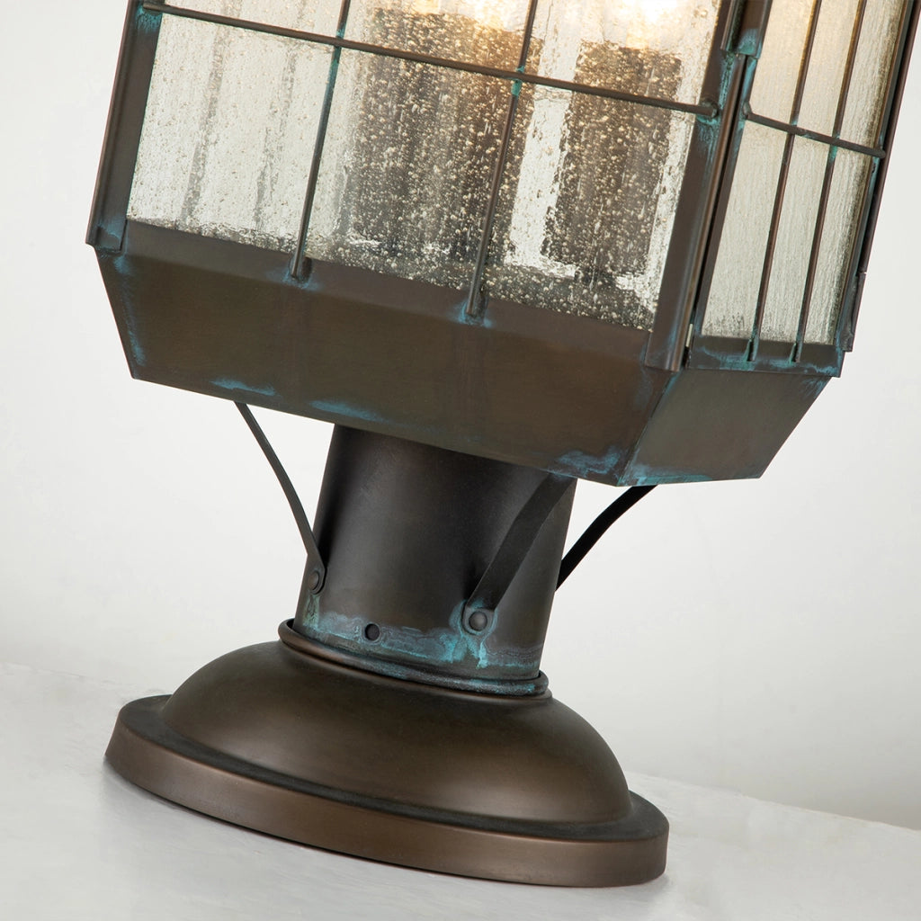 Lampada a colonna esterno Nantucket Quintiesse ottone E14