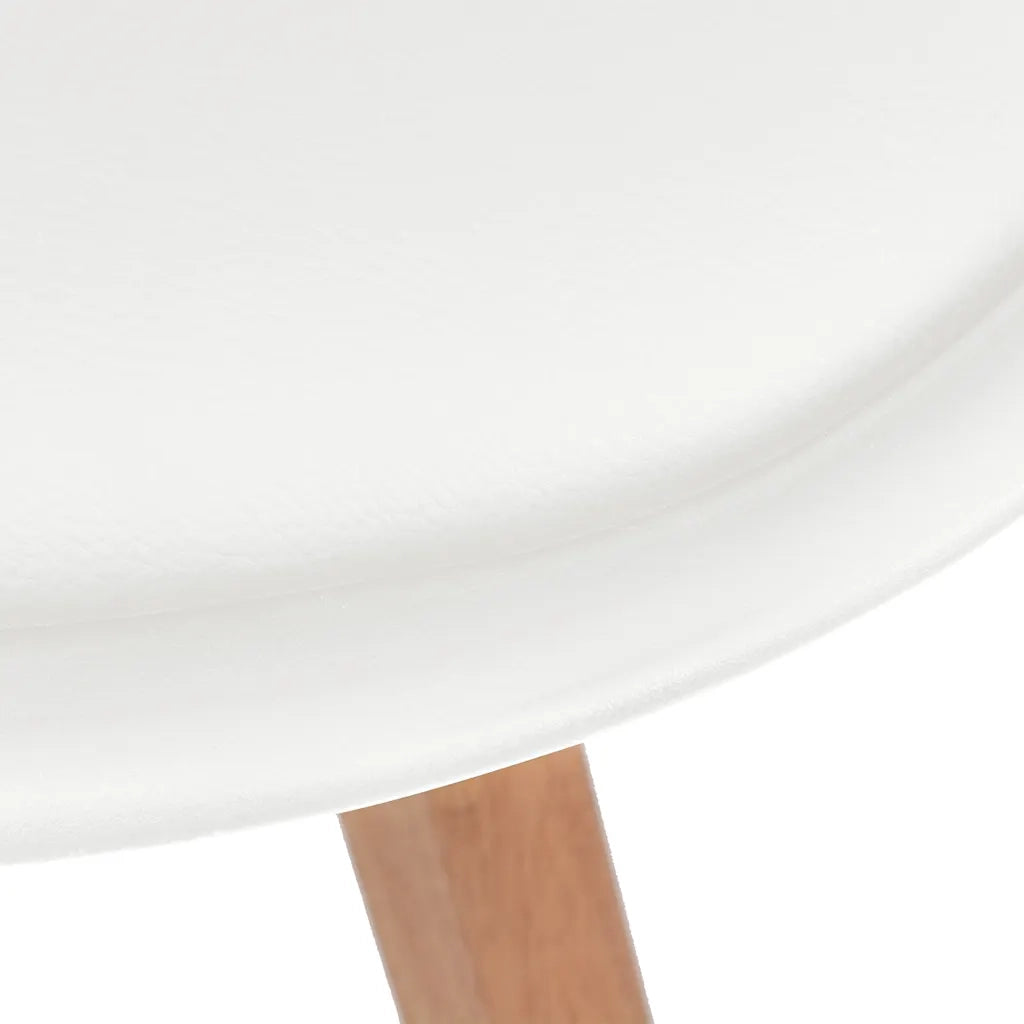 Sedie da Pranzo 2 pz Bianche in Plastica 244783