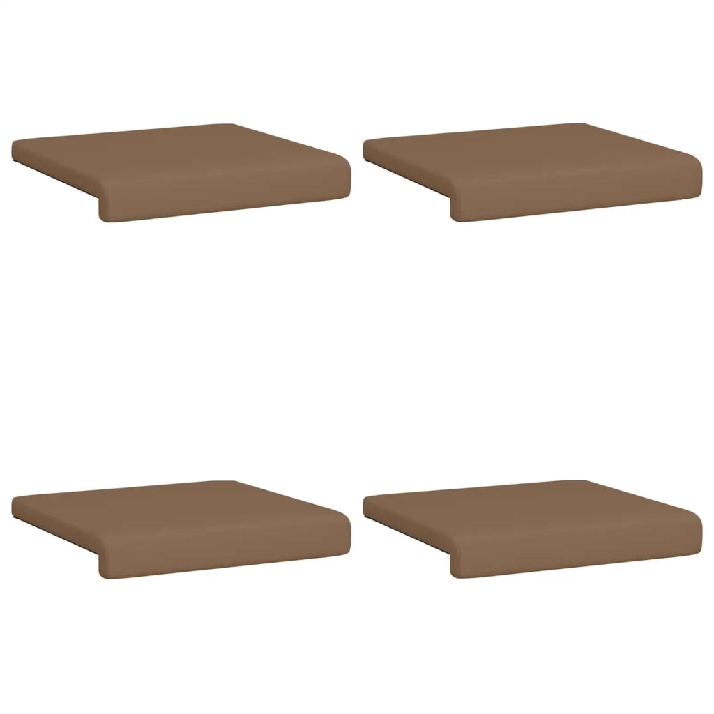 Cuscino per panchina 4 pcs Similpelle Cappuccino 42043116