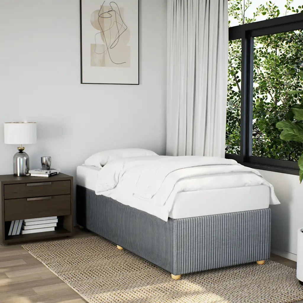 Giroletto senza Materasso Grigio Chiaro 100x200 cm Tessuto 3284914