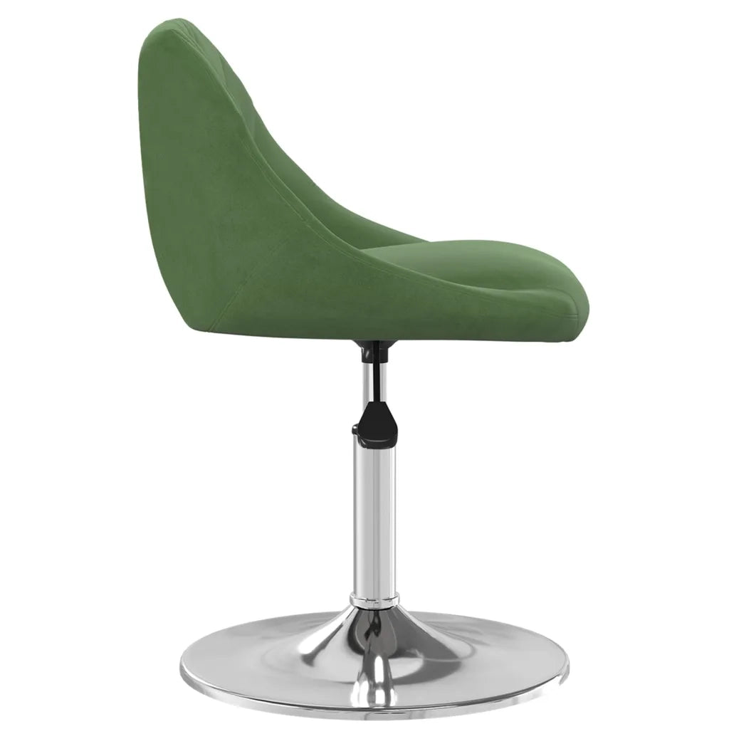 Sedie da Pranzo Girevoli 6 pz Verde Scuro in Velluto 3088772