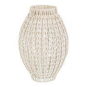 Lampada tav. atlas rattan sbiancato - h51