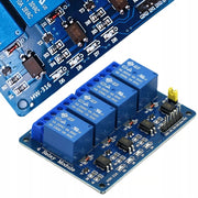 Modulo Relè 4 Canali 12V – Compatibile con Arduino | Isolamento Ottico, SPDT, 10A