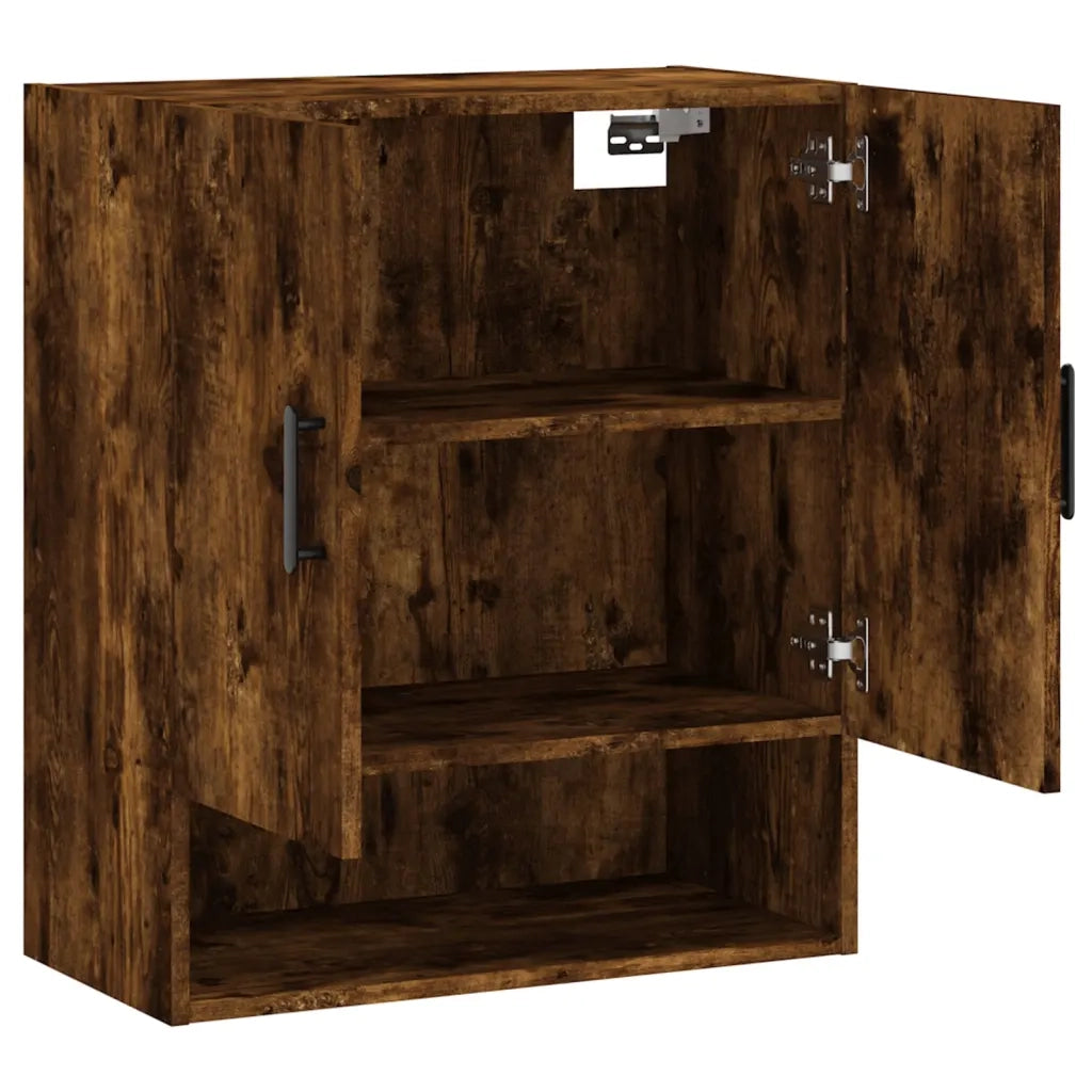 Armadietto a Muro Rovere Fumo 60x31x70 cm in Legno Multistrato 829921