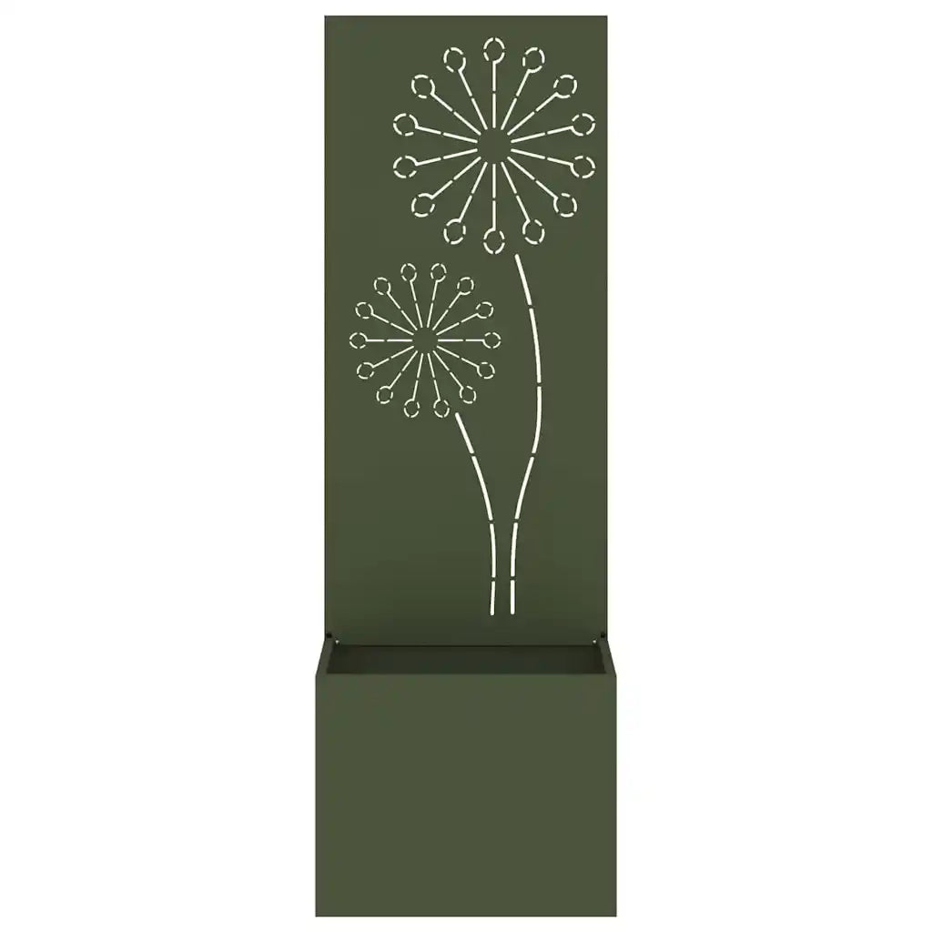 Schermo per privacy in giardino Oliver verde 50 x 150 cm 876458