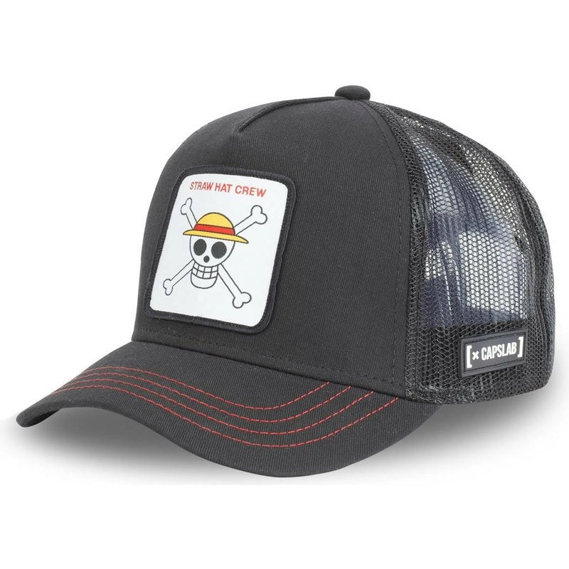 Cappello di paglia modello Crew Baseball Cap Nero