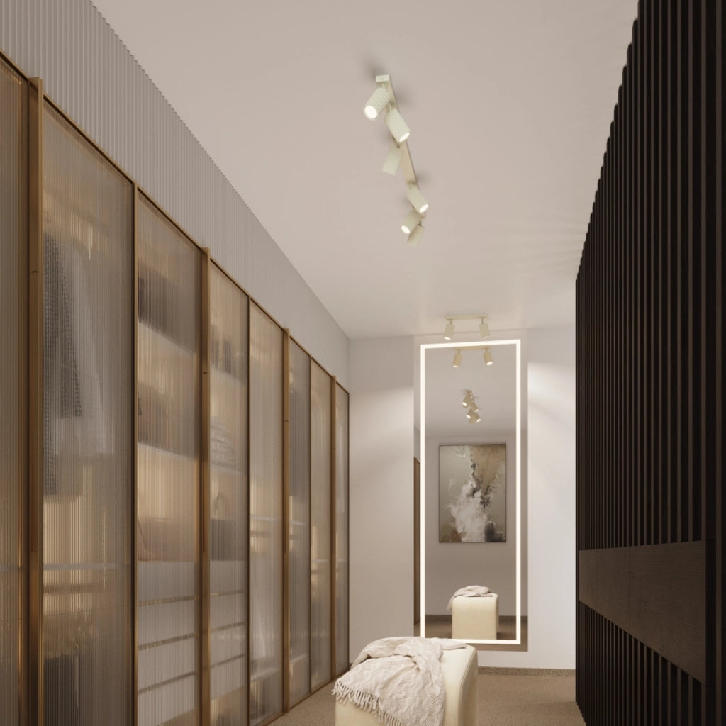 Lampada da soffitto KARBON 4 beige