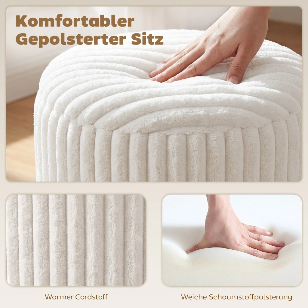 Cassa Panca Contenitore con Coperchio ¨C Minimal ¨C Bianco