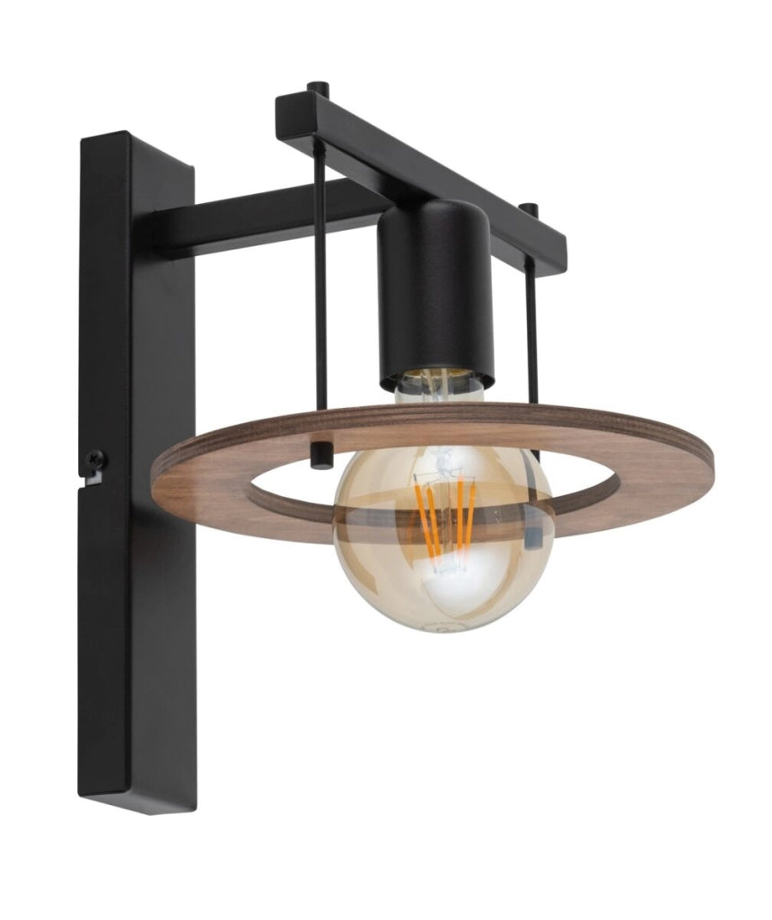 Applique boho nero/marrone Coffee E27 15W Sigma Lighting