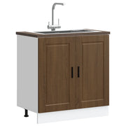 Mobile base lavello Porto Rovere Marrone 80x46x81,5 cm 853934