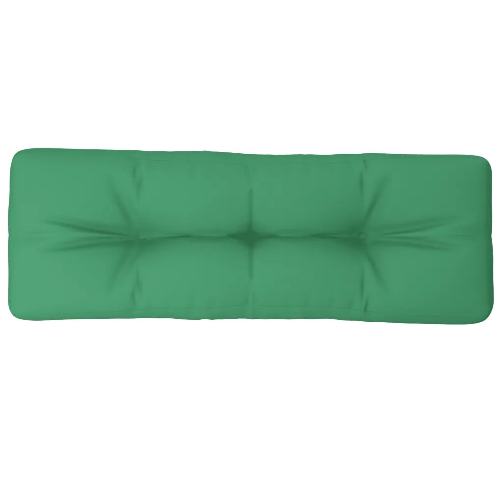 Cuscino per Pallet Verde 120x40x12 cm in Tessuto 360628