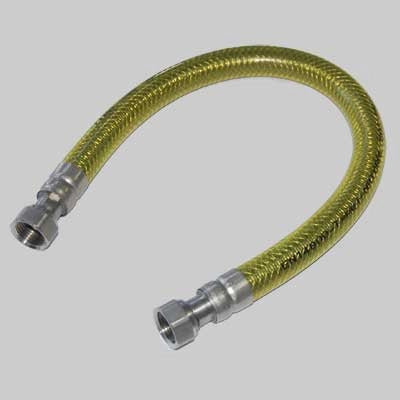 TUBO METALLICO FLESSIBILE CON RIVESTIMENTO  cm 150     MADE IN ITALY