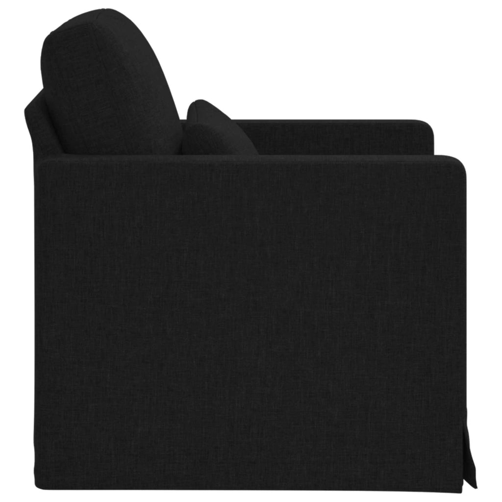 Divano Nero 78 x 78 x 80 cm Tessuto 42024350