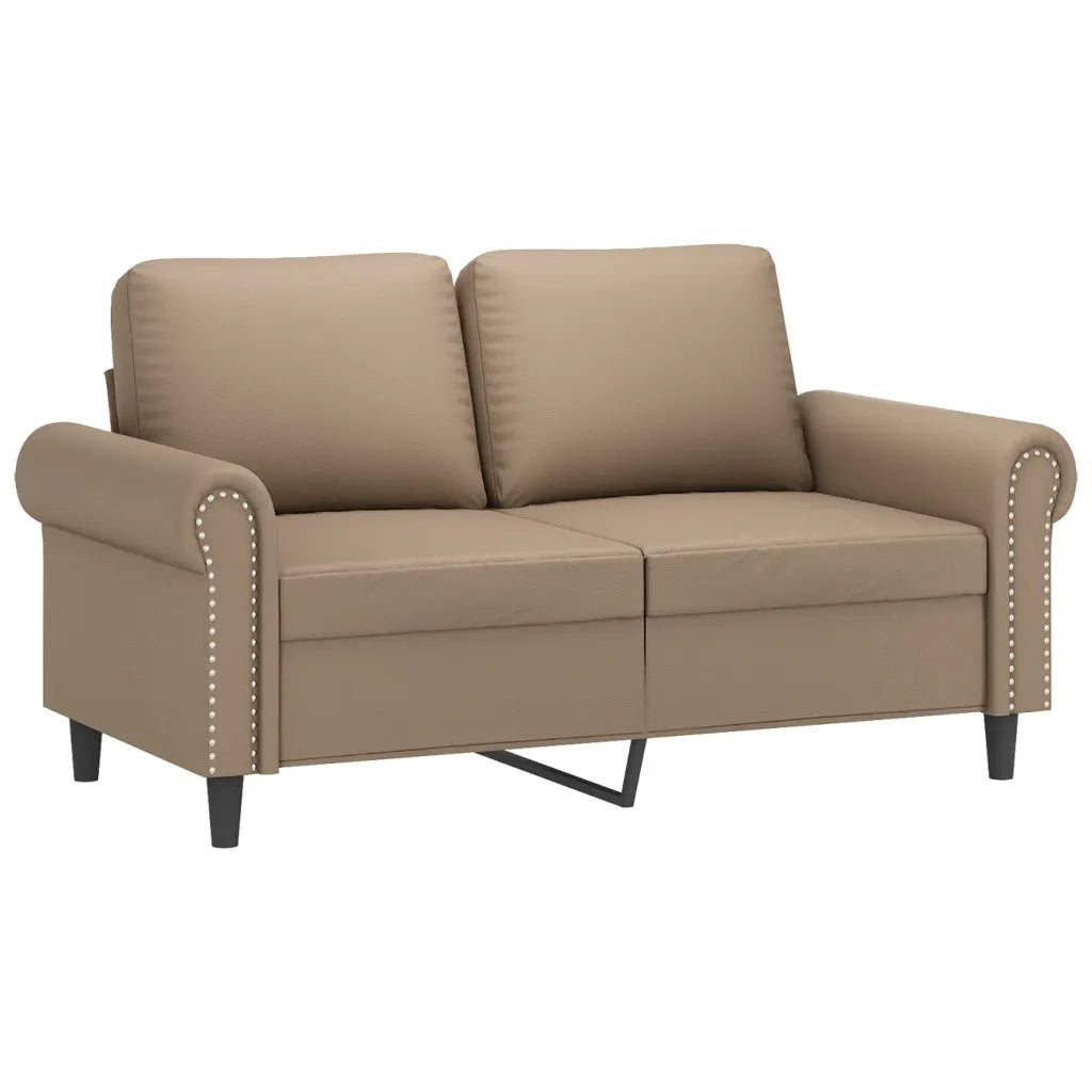 Set di Divani 2 pz con Cuscini cappuccino in Similpelle 3202154