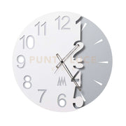 Orologio da parete moderno Full Moon Bianco