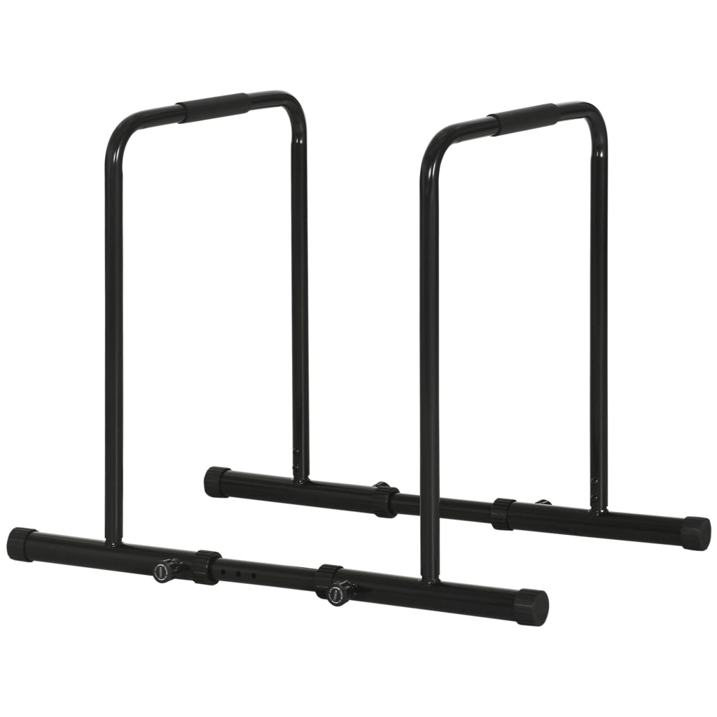 Barre Parallele ¨C Minimal ¨C Nero, Acciaio, 90-102x65x80-90cm