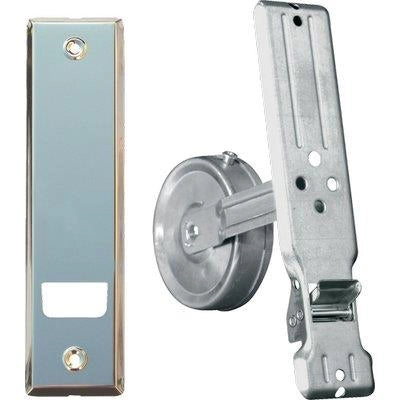 AVVOLGITORE INCASSO + PLACCA INOX - ZINCATO I.MM 185 MT 12- 5 pezzi