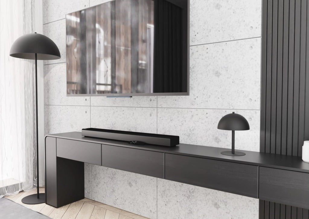 Lampada da terra nera minimal con paralume MOGU 2xG9 8W Emibig