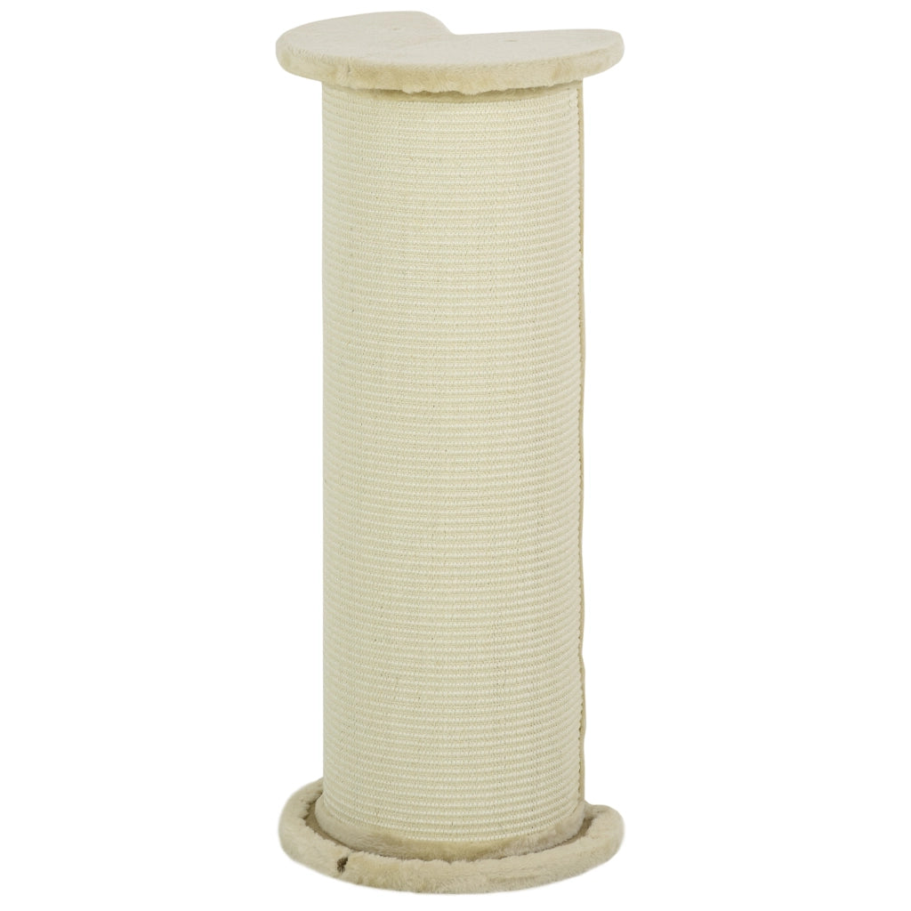 Casetta per gatti angolare ¨C Minimal ¨C 35x35x85 cm cremewei?