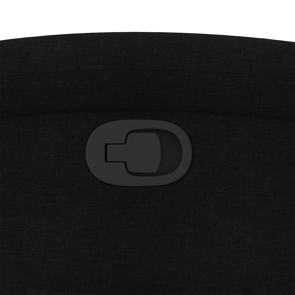 Divano Sedia-Poltrona reclinabile in tessuto nero 559949