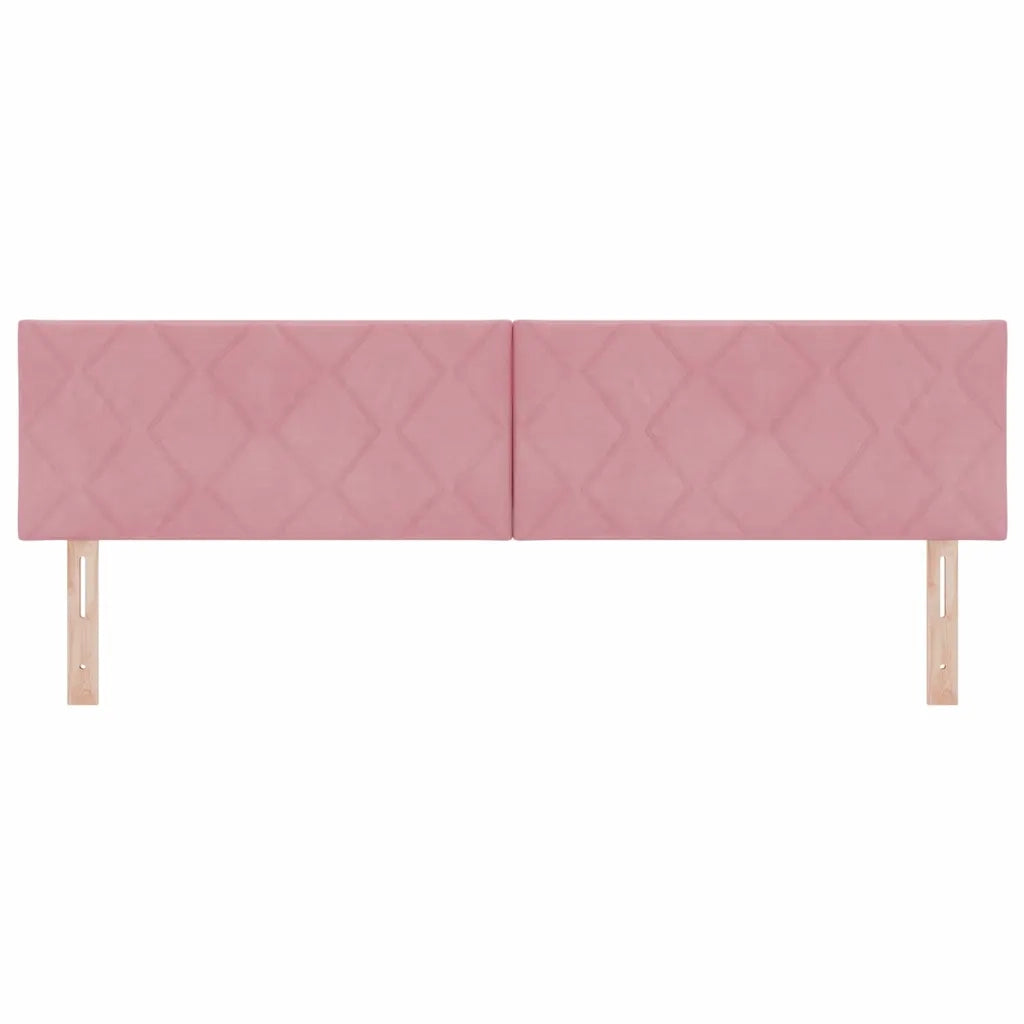 Testiera Rosa 180 cm Velluto 42007279