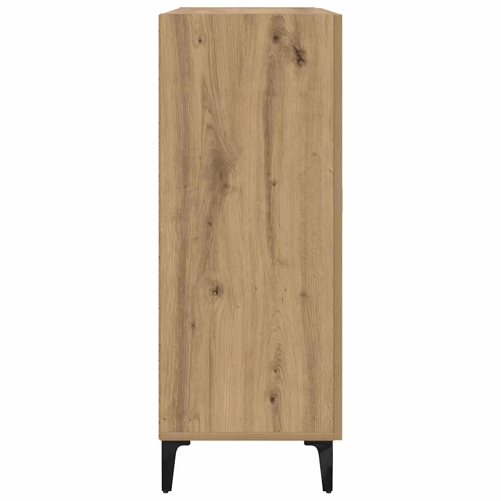 Credenza-Buffet-Armadio da cucina Rovere artigianale 69,5 x 34 x 90 cm Legno multistrato 627486