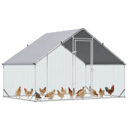 Pollaio da Giardino ¨C Minimal ¨C Argento, Acciaio, 3x2x2m