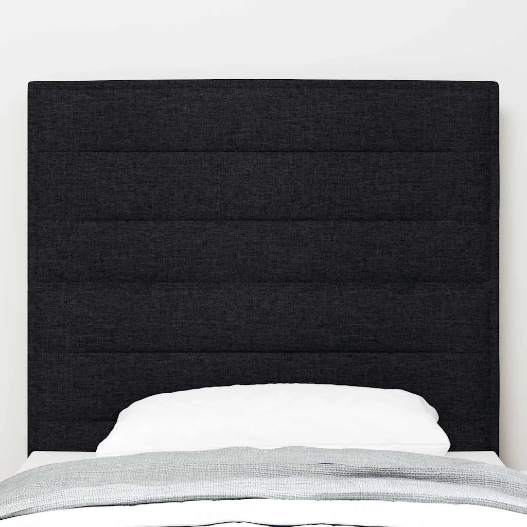 Testiera Nero 90 cm Tessuto 3337672