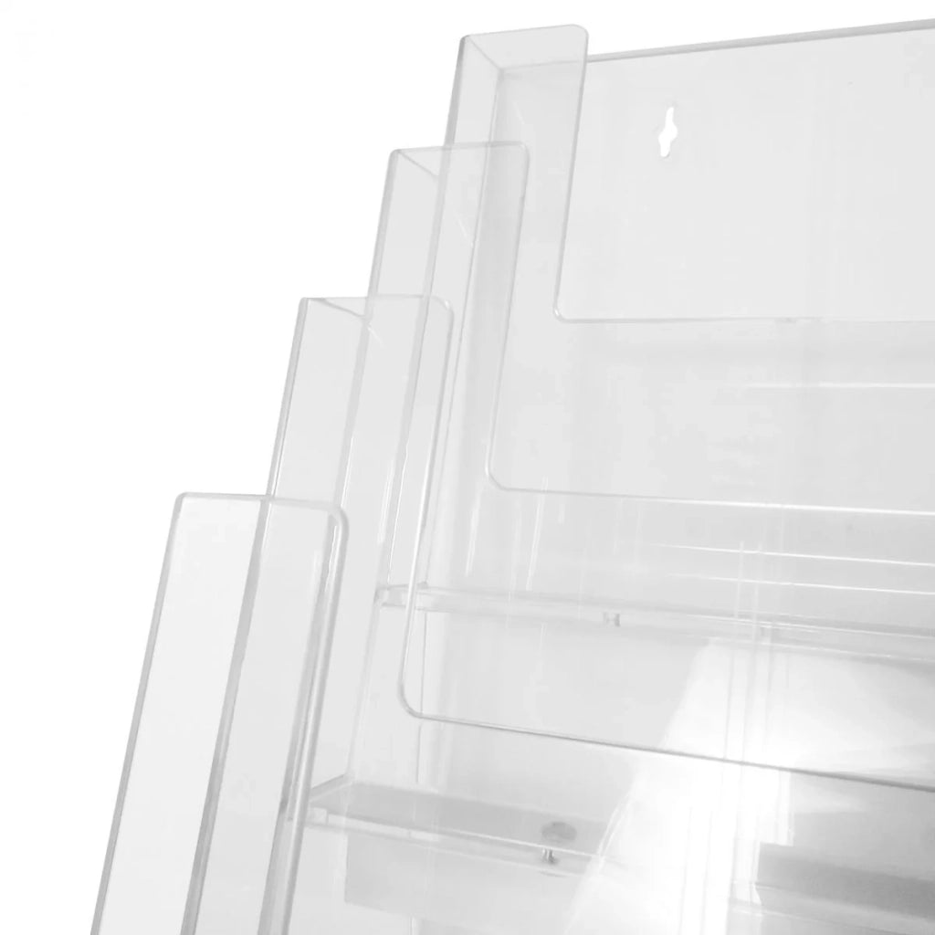 Espositore per depliant 12 tasche plexi